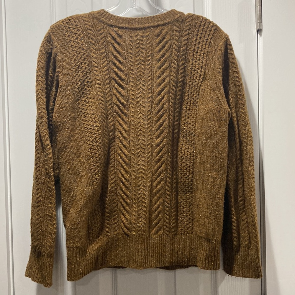 J. Crew Wool Cableknit Sweater - Picture 6 of 7